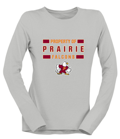 Prairie Falcons Property Of Women's Premium LS T-Shirt