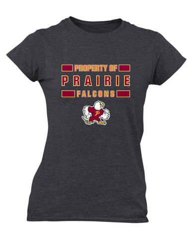 Prairie Falcons Property Of Women's SS T-Shirt