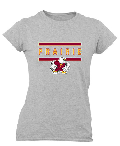 Prairie Falcons Mascot #4 Women's SS T-Shirt