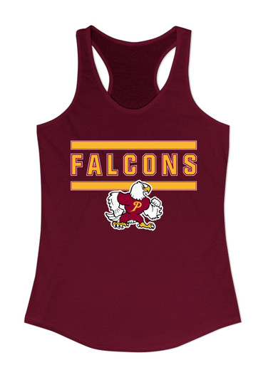 Prairie Falcons Mascot #5 Women's Tank Top