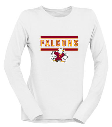 Prairie Falcons Mascot #5 Women's LS T-Shirt