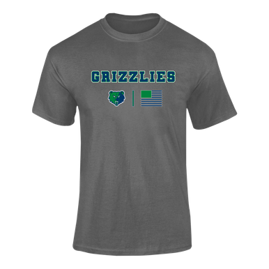 Creekview Grizzlies Team Colors Flag Men's Premium SS T-Shirt