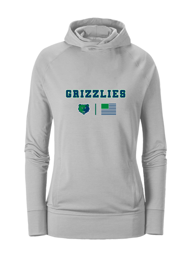 Creekview Grizzlies Team Colors Flag Women's Hoodie