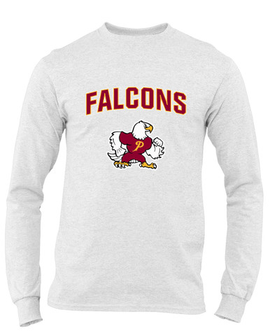 Prairie Falcons Mascot #6 Men's LS T-Shirt