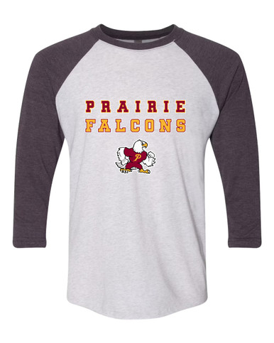 Prairie Falcons Spirit Women's Baseball T-Shirt