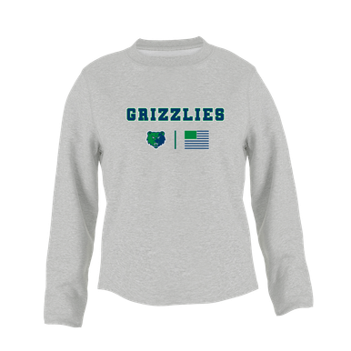 Creekview Grizzlies Team Colors Flag Women's Sweatshirt