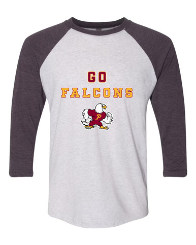 Prairie Falcons Go Team Men's Baseball T-Shirt