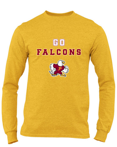 Prairie Falcons Go Team Men's LS T-Shirt