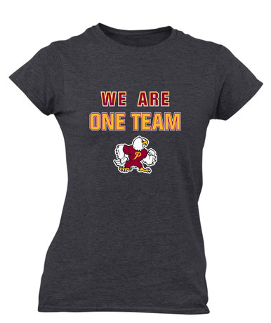Prairie Falcons We Are One Team Women's SS T-Shirt