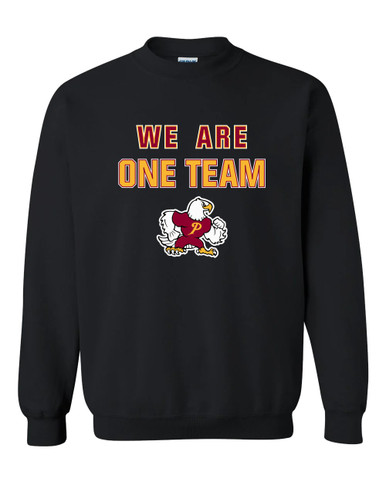 Prairie Falcons We Are One Team Men's Sweatshirt