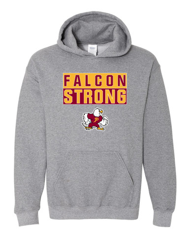 Prairie Falcons Strong #1 Men's Hoodie