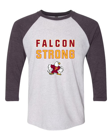 Prairie Falcons Strong #2 Men's Baseball T-Shirt
