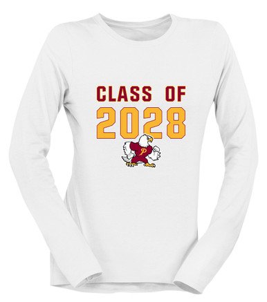 Prairie Falcons Class of 2028 Women's LS T-Shirt