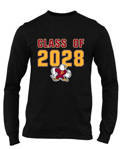 Prairie Falcons Class of 2028 Men's Premium LS T-Shirt