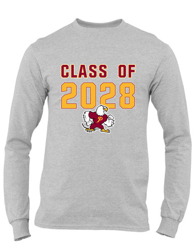 Prairie Falcons Class of 2028 Men's LS T-Shirt