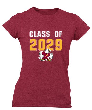 Prairie Falcons Class of 2029 Women's Premium SS T-Shirt