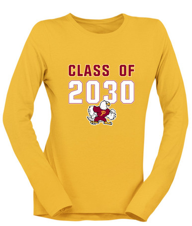 Prairie Falcons Class of 2030 Women's LS T-Shirt