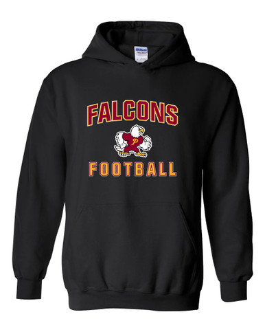 Prairie Falcons Football #1 Men's Hoodie