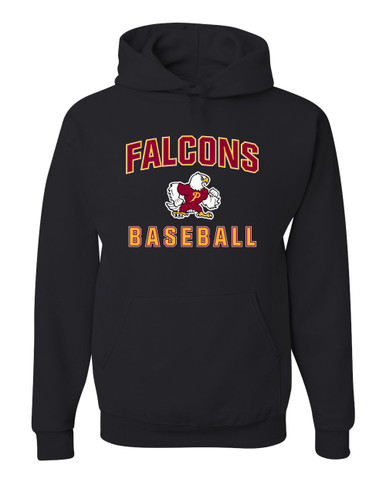 Prairie Falcons Baseball #1 Men's Premium Hoodie