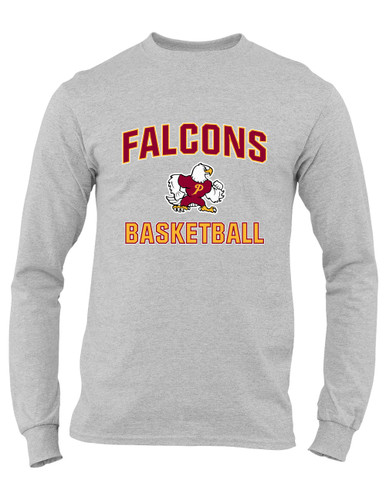 Prairie Falcons Basketball #1 Men's Premium LS T-Shirt
