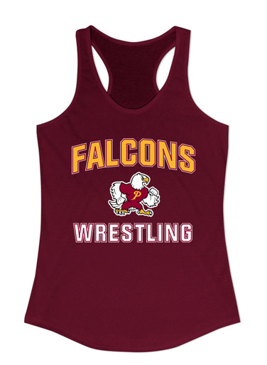 Prairie Falcons Wrestling Women's Tank Top