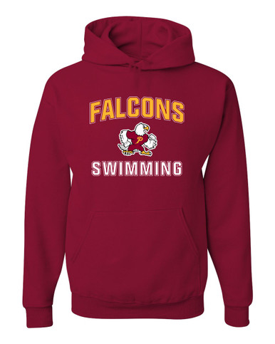 Prairie Falcons Swimming Men's Premium Hoodie