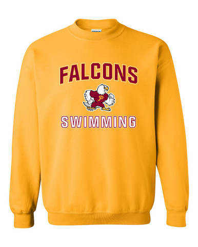 Prairie Falcons Swimming Men's Sweatshirt