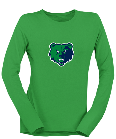 Creekview Grizzlies Mascot #1 Women's LS T-Shirt