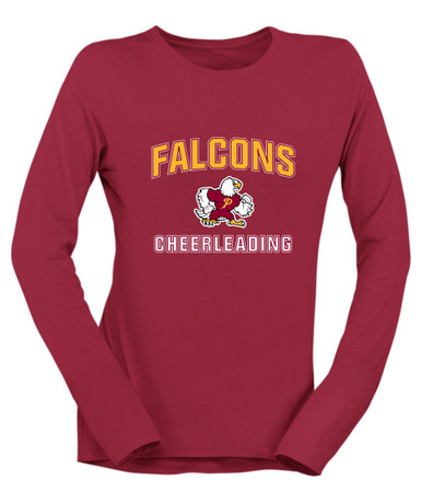 Prairie Falcons Cheerleading Women's Premium LS T-Shirt