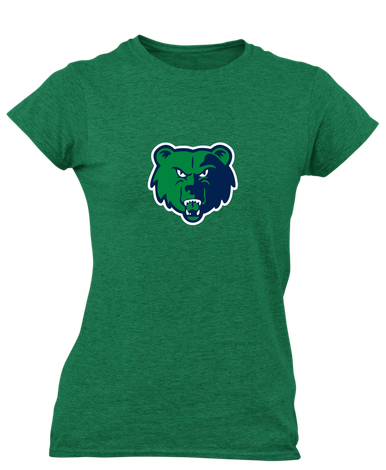 Creekview Grizzlies Mascot #1 Women's Premium SS T-Shirt