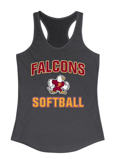 Prairie Falcons Softball #1 Women's Tank Top