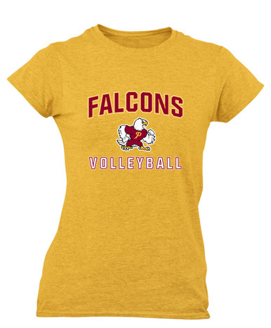 Prairie Falcons Volleyball Women's Premium SS T-Shirt