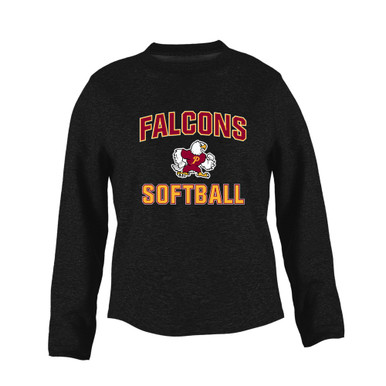 Prairie Falcons Softball #1 Women's Sweatshirt