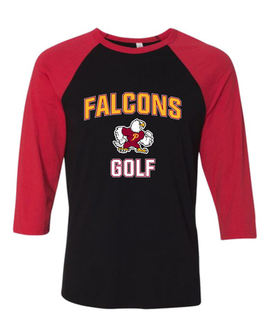 Prairie Falcons Golf Women's Baseball T-Shirt