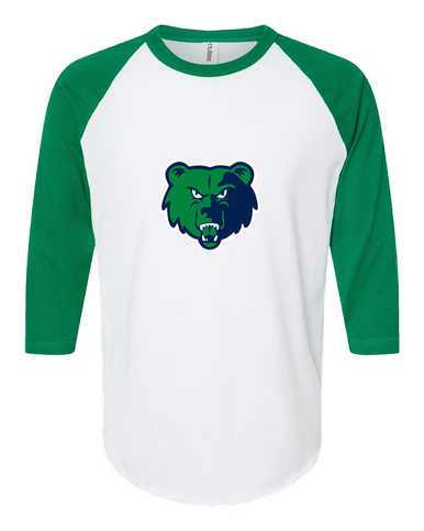 Creekview Grizzlies Mascot #1 Women's Baseball T-Shirt