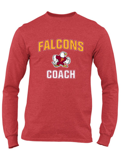 Prairie Falcons Coach Men's Premium LS T-Shirt