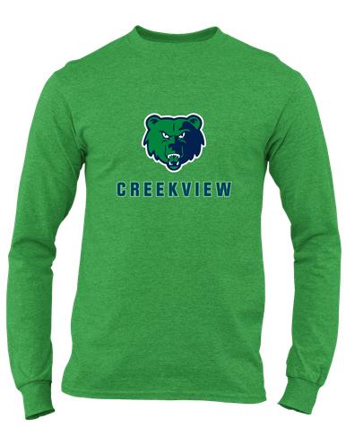 Creekview Grizzlies Mascot #2 Men's LS T-Shirt
