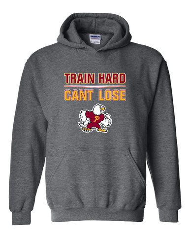 Prairie Falcons Train Hard, Can't Lose Men's Hoodie