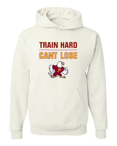 Prairie Falcons Train Hard, Can't Lose Men's Premium Hoodie