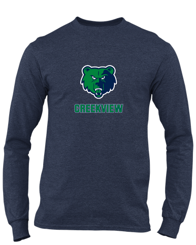 Creekview Grizzlies Mascot #2 Men's Premium LS T-Shirt