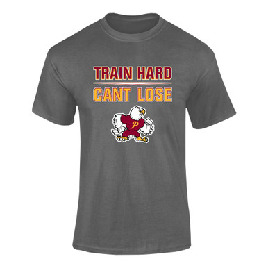 Prairie Falcons Train Hard, Can't Lose Men's SS T-Shirt