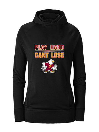 Prairie Falcons Play Hard, Can't Lose Women's Hoodie