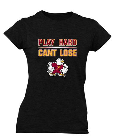 Prairie Falcons Play Hard, Can't Lose Women's Premium SS T-Shirt