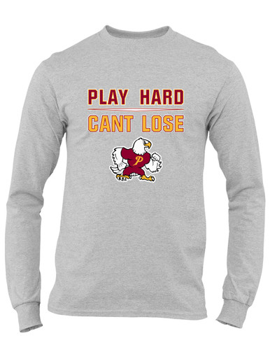 Prairie Falcons Play Hard, Can't Lose Men's LS T-Shirt