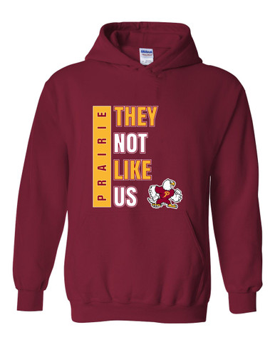 Prairie Falcons They Not Like Us #1 Men's Hoodie