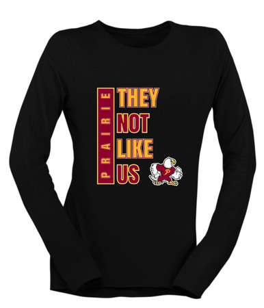 Prairie Falcons They Not Like Us #1 Women's Premium LS T-Shirt