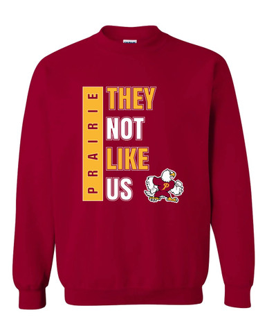 Prairie Falcons They Not Like Us #1 Men's Sweatshirt