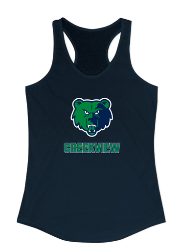 Creekview Grizzlies Mascot #2 Women's Tank Top