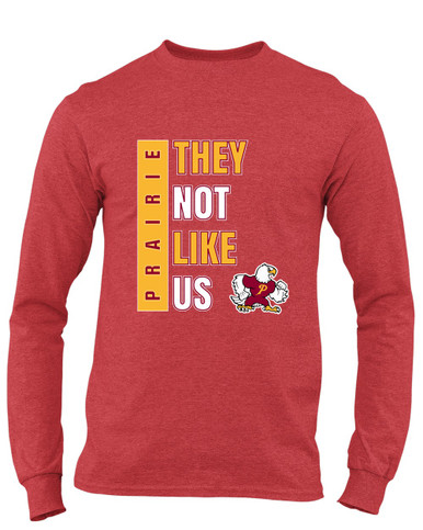 Prairie Falcons They Not Like Us #1 Men's LS T-Shirt