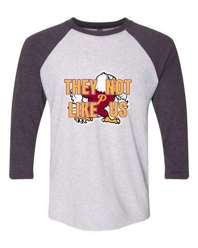 Prairie Falcons They Not Like Us #2 Women's Baseball T-Shirt